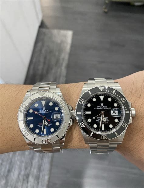 rolex yacht master vs gmt